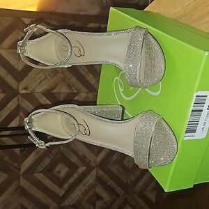 Sam Edelman Gold Yaro Ankle Strap Heel